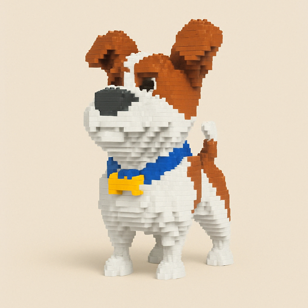 Yorkshire Terrier Hondenmodel – Micro Bouwstenen Set (14+)