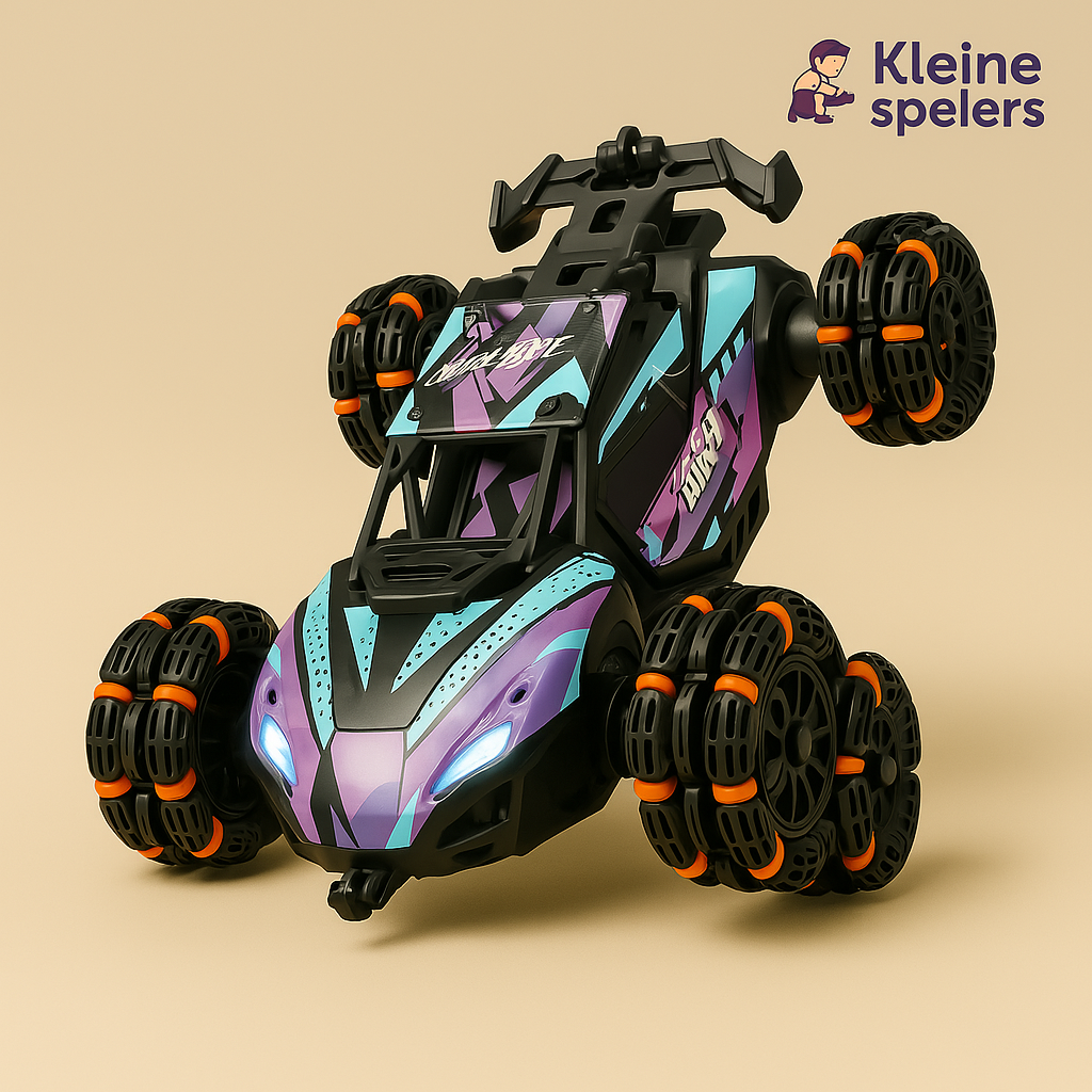 6-Wiel RC Stuntauto met Rookfunctie – Snel & Spectaculair Speelgoed