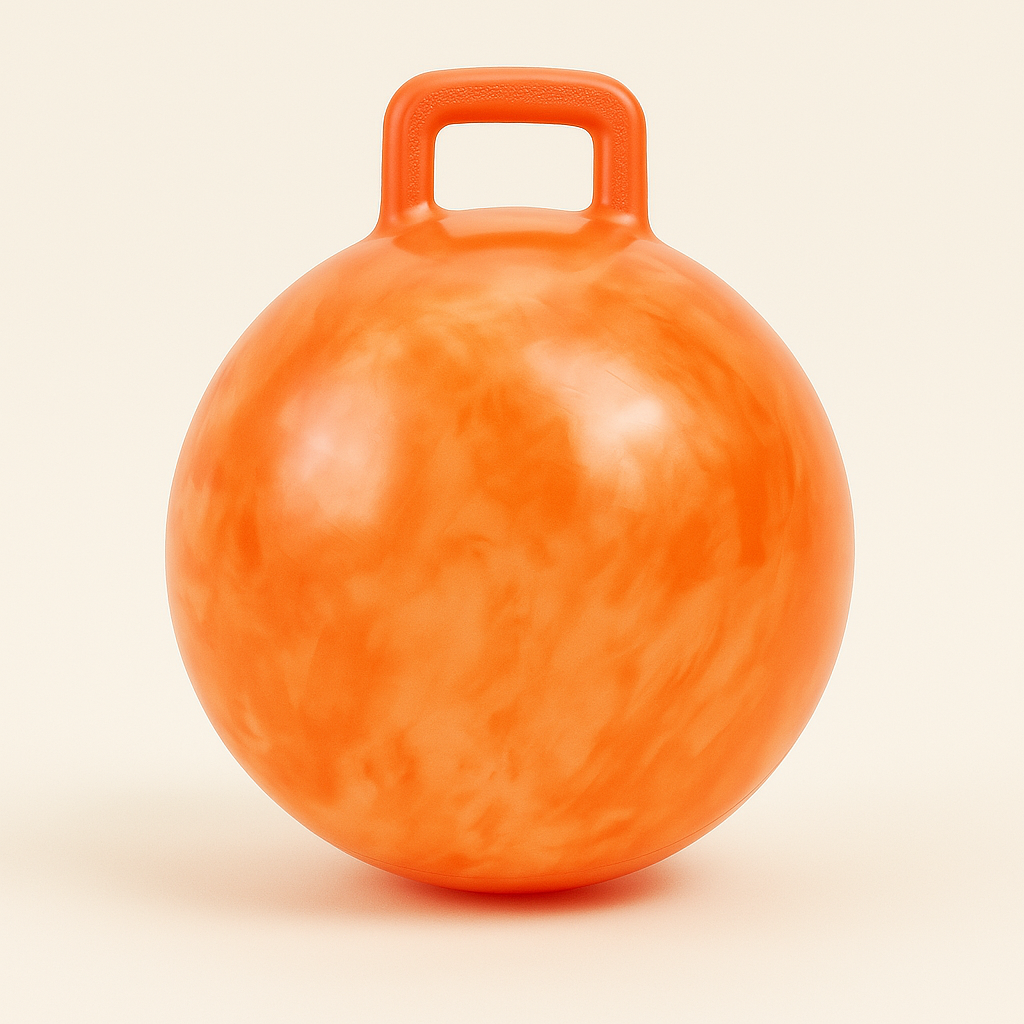 18" Hopper Springbal met Handvat – Buitenspeelgoed met Marmerdesign