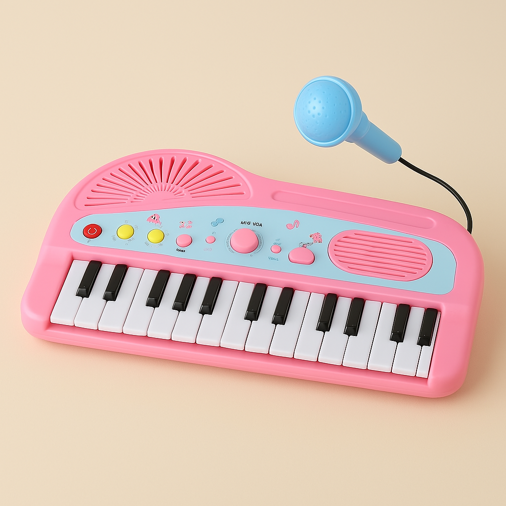 Kinder Keyboard Piano – 37-Toetsen Elektronisch Muziekspeelgoed (3-6 jaar)