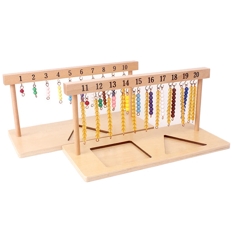 Montessori Wiskunde Speelgoed 1-20 – Telspel voor Kinderen (3-6 jaar)