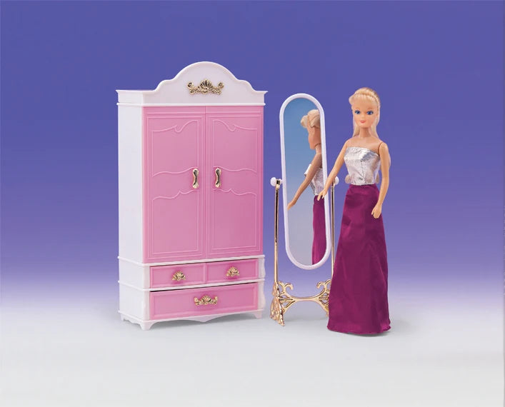 Barbie Strandstoel met Parasol – Accessoire voor Poppenhuis