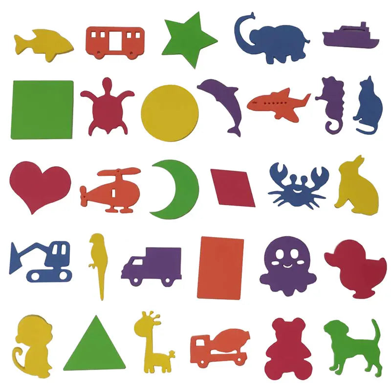 36-delige Educatieve Speelset – Cijfers, Letters, Dieren & Voertuigen
