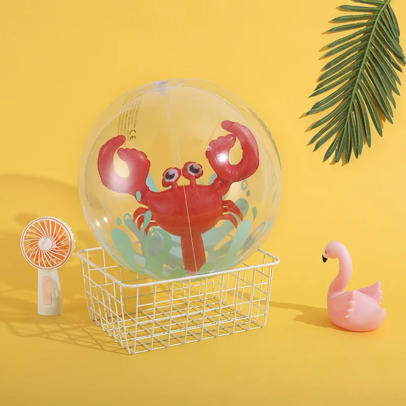 Opblaasbare Strandbal 30 cm – Eenhoorn & Flamingo Design – Kinderen