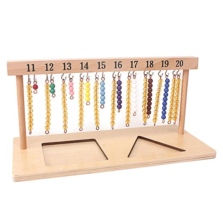 Montessori Wiskunde Speelgoed 1-20 – Telspel voor Kinderen (3-6 jaar)