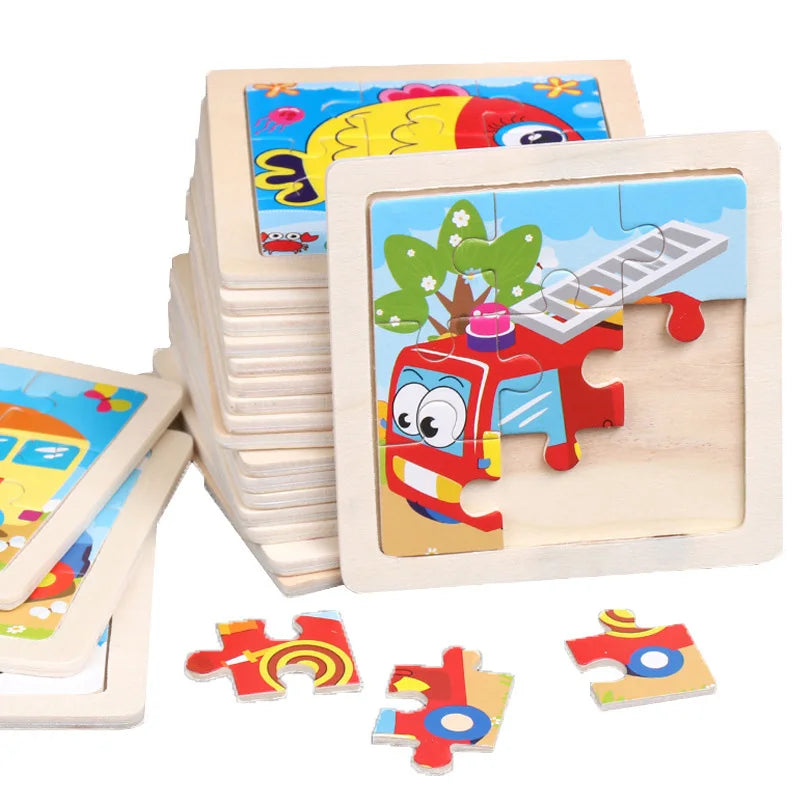Houten Dierenpuzzel voor Kinderen – Educatief & Duurzaam (3-6 jr)