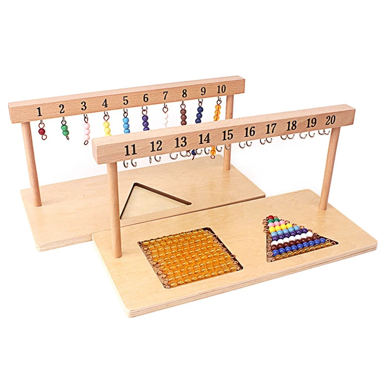 Montessori Wiskunde Speelgoed 1-20 – Telspel voor Kinderen (3-6 jaar)