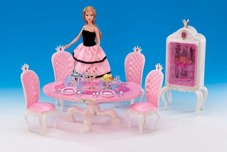Barbie Strandstoel met Parasol – Accessoire voor Poppenhuis