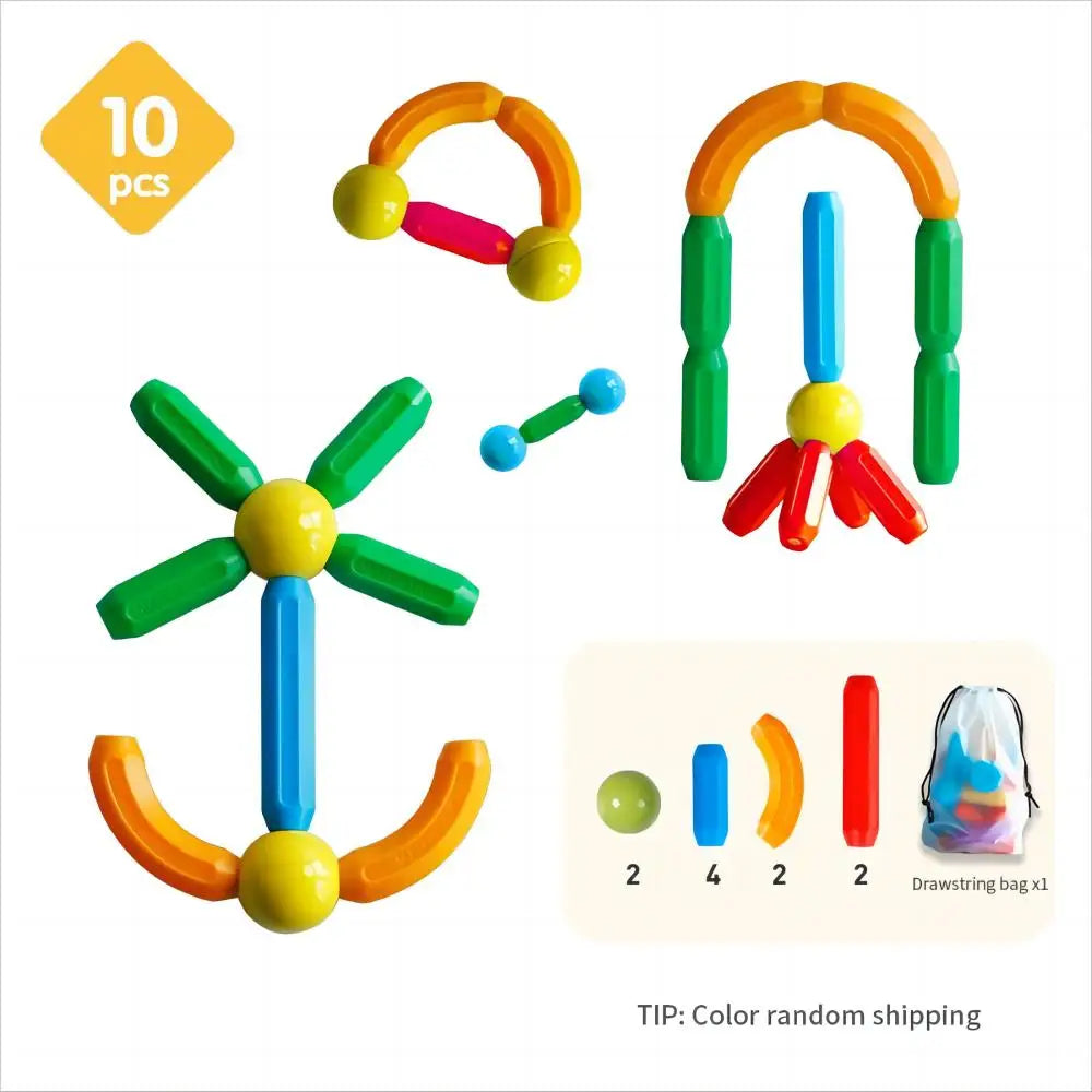 Romboss Magnetische Bouwstenen – Educatief Constructiespeelgoed 4+