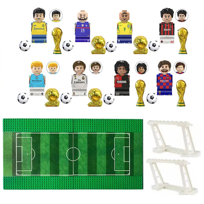Tafelvoetbal Bouwset – Voetbalstadion & Wereldteam (14+ jaar)