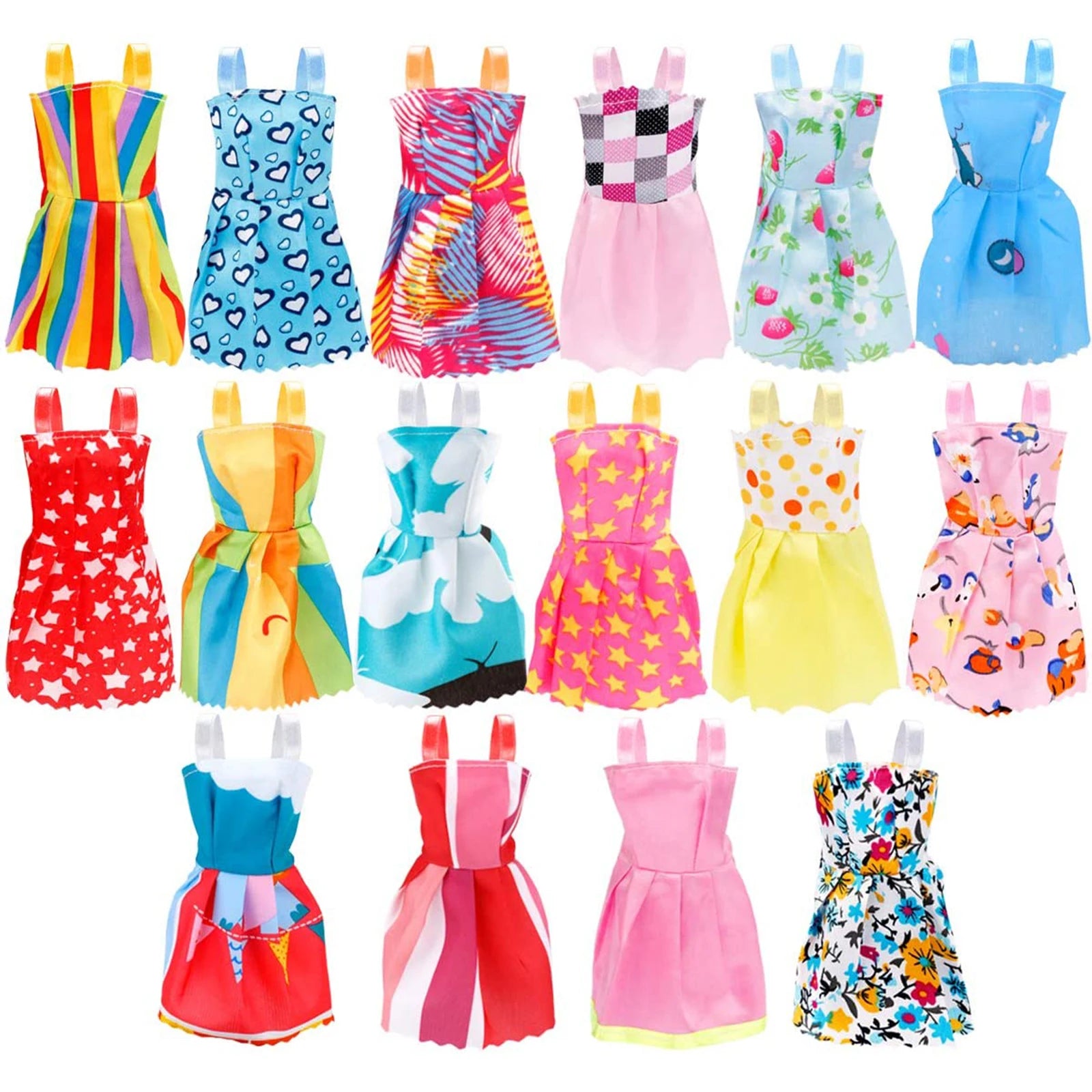 Popaccessoires Set – Kleding, Sieraden & Reiskoffer voor Barbie 30cm