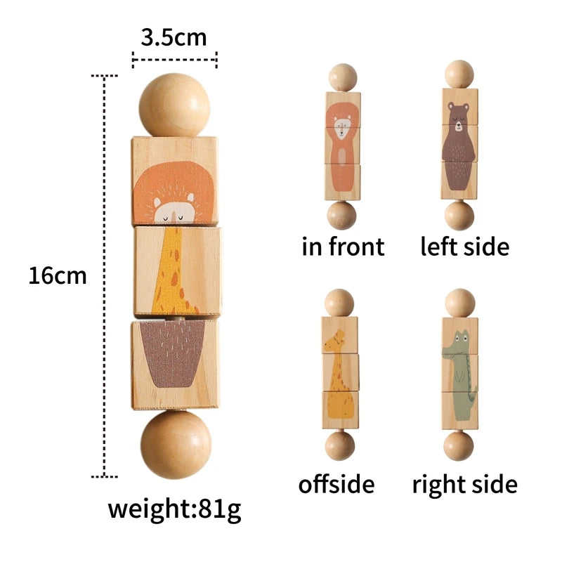 Houten Montessori Raket Speelgoed – Educatief & Creatief – 4+