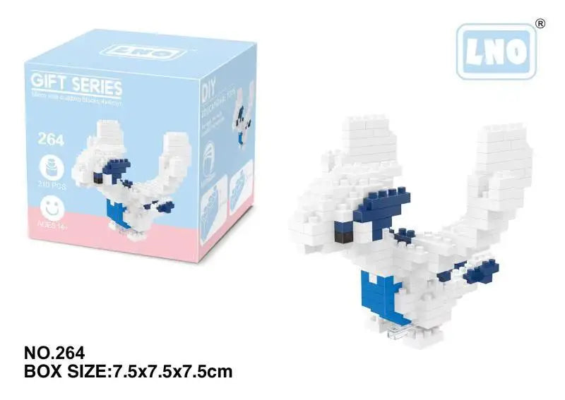 Pokemon Nanoblocks – Charizard & Kyogre Bouwset (14+ Jaar)