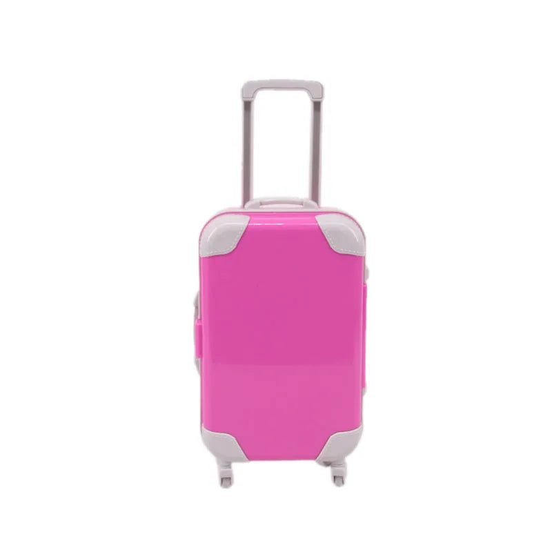 Popaccessoires Set – Kleding, Sieraden & Reiskoffer voor Barbie 30cm