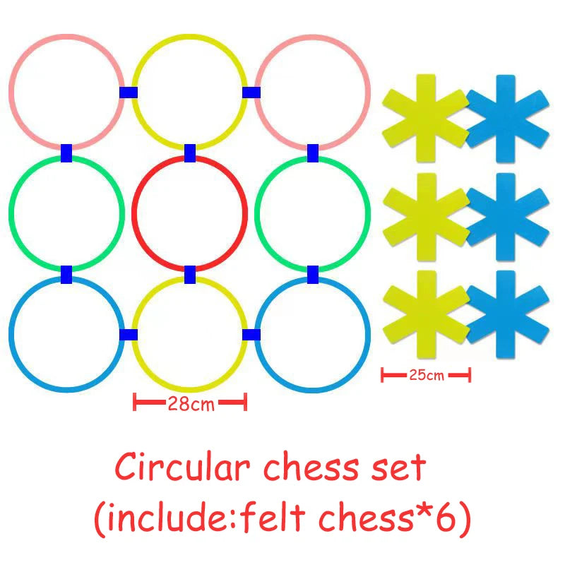 Buiten Tic Tac Toe Spel – Gobang XXL Teamspel voor Kinderen & Events