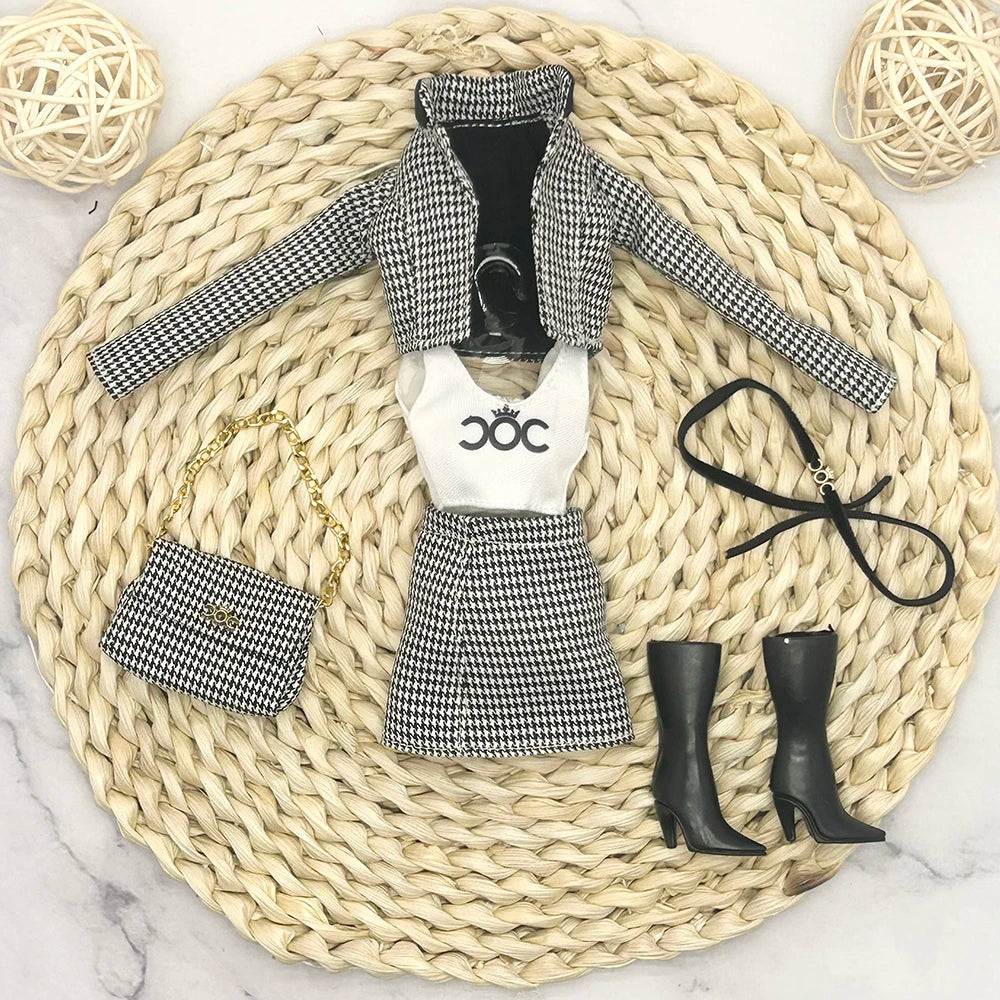 Supermodel Poppenkleertjes – Europees Outfitje voor 30cm Pop