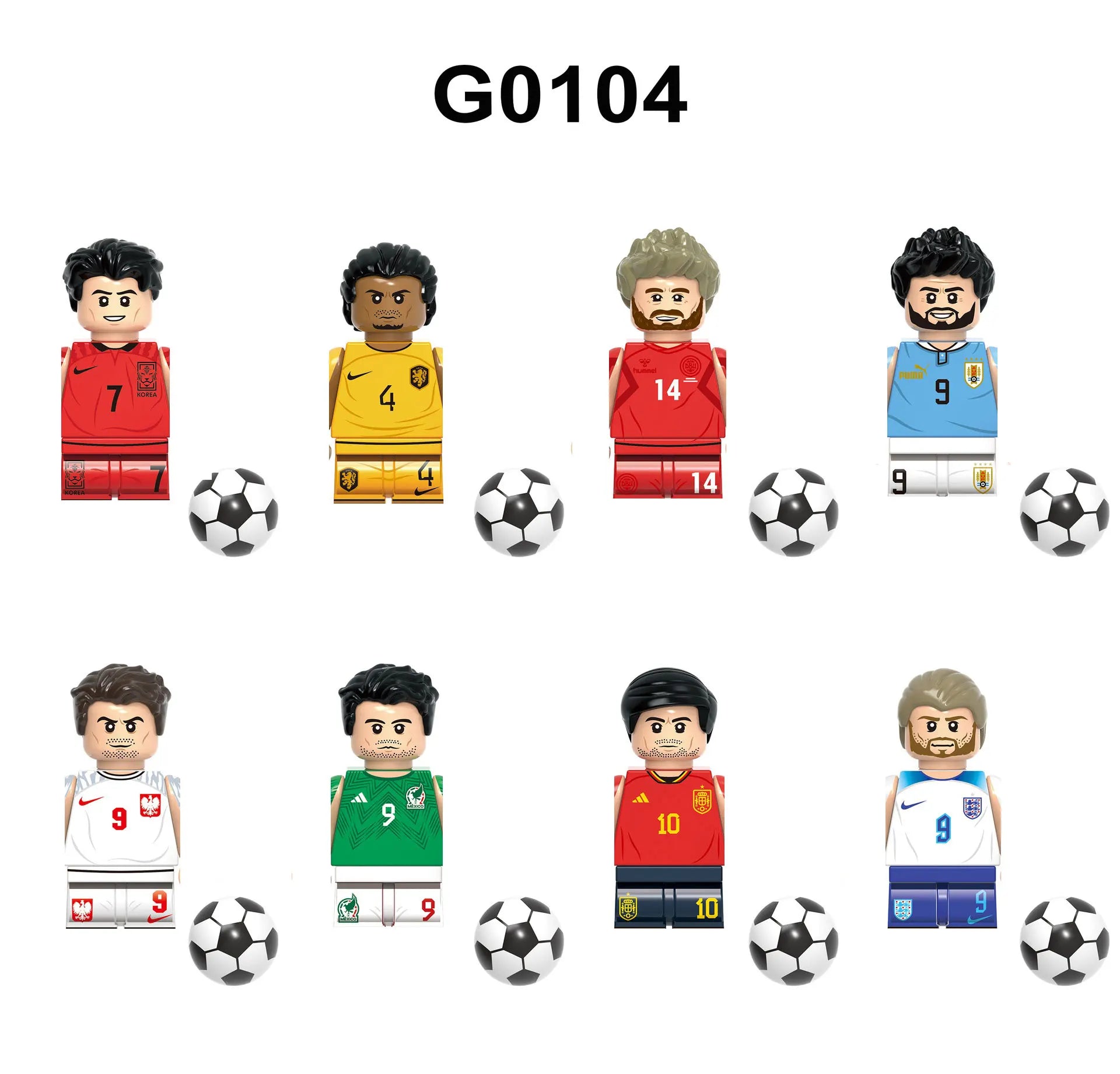 Tafelvoetbal Bouwset – Voetbalstadion & Wereldteam (14+ jaar)