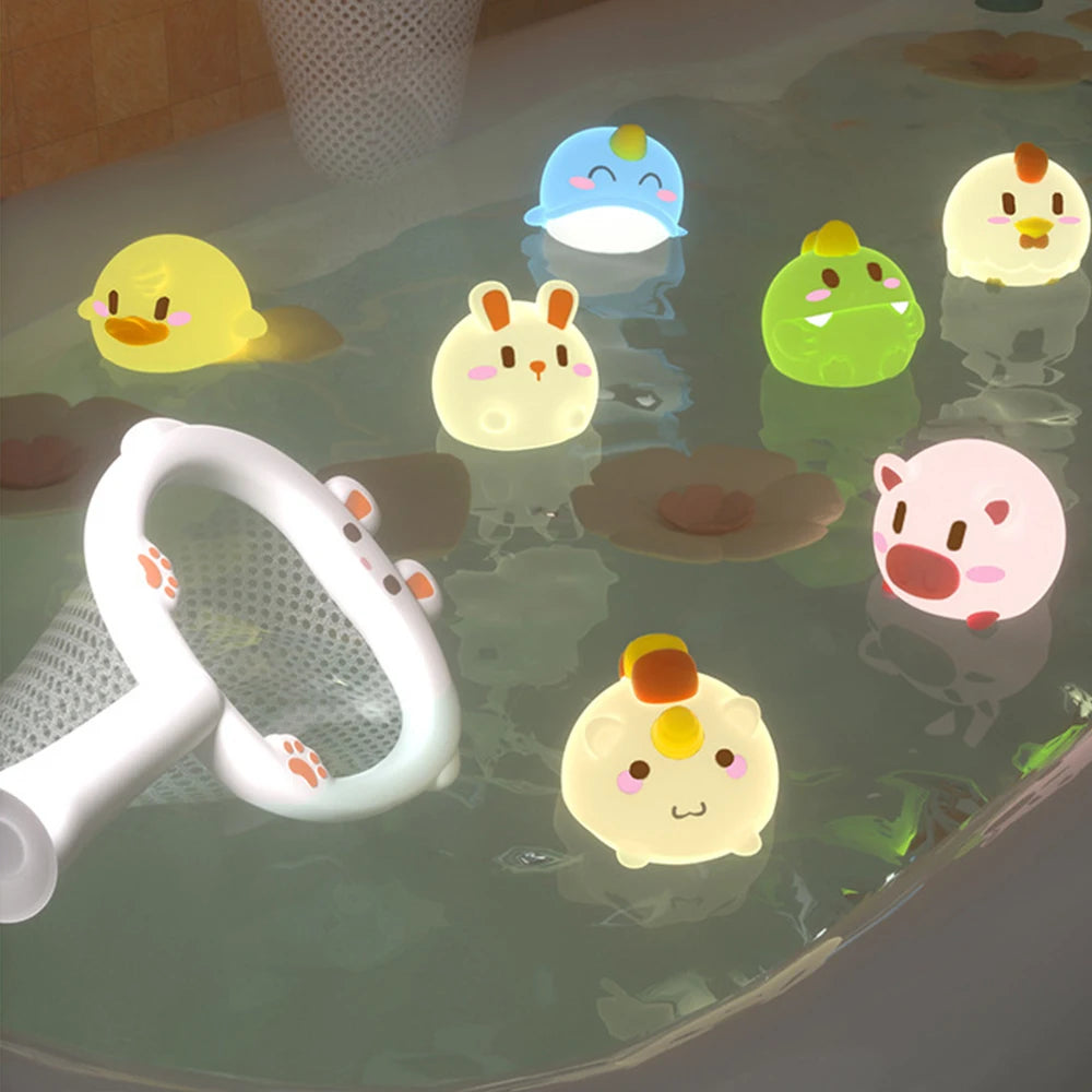 LED-lichtend badspeelgoed Baby Schattige dieren