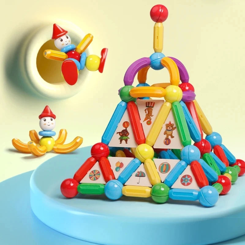Romboss Magnetische Bouwstenen – Educatief Constructiespeelgoed 4+