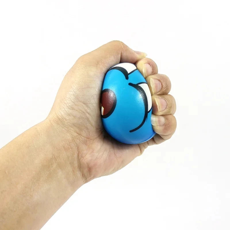 Set van 12 Anti-Stress Ballen met Lachgezicht – Voor Kinderen & School