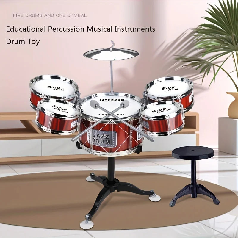 Drumstel voor Kinderen – Muziekdrumset Speelgoed (6-12 jaar)