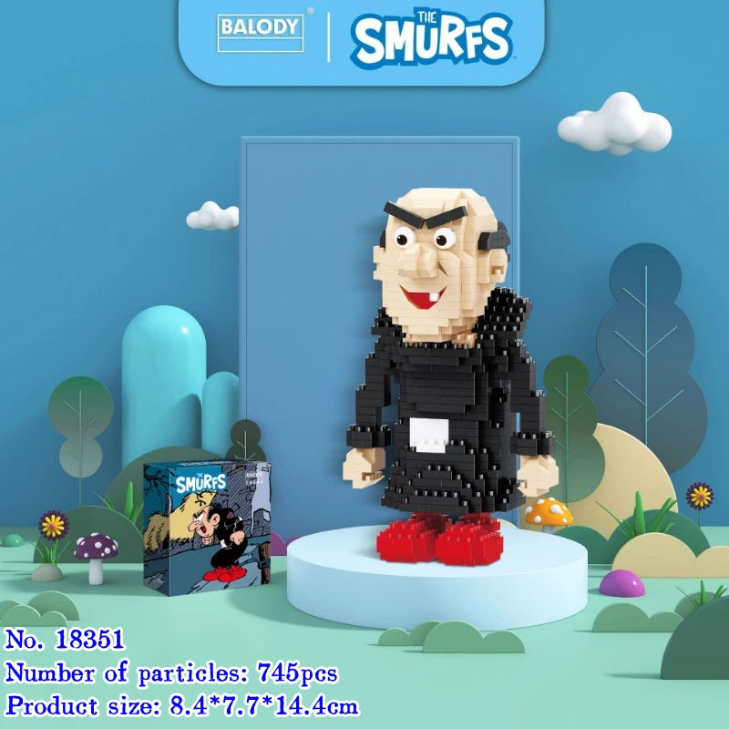 BALODY Smurfen Bouwstenen – Gargamel & Smurfette Set (LEGO compatibel)
