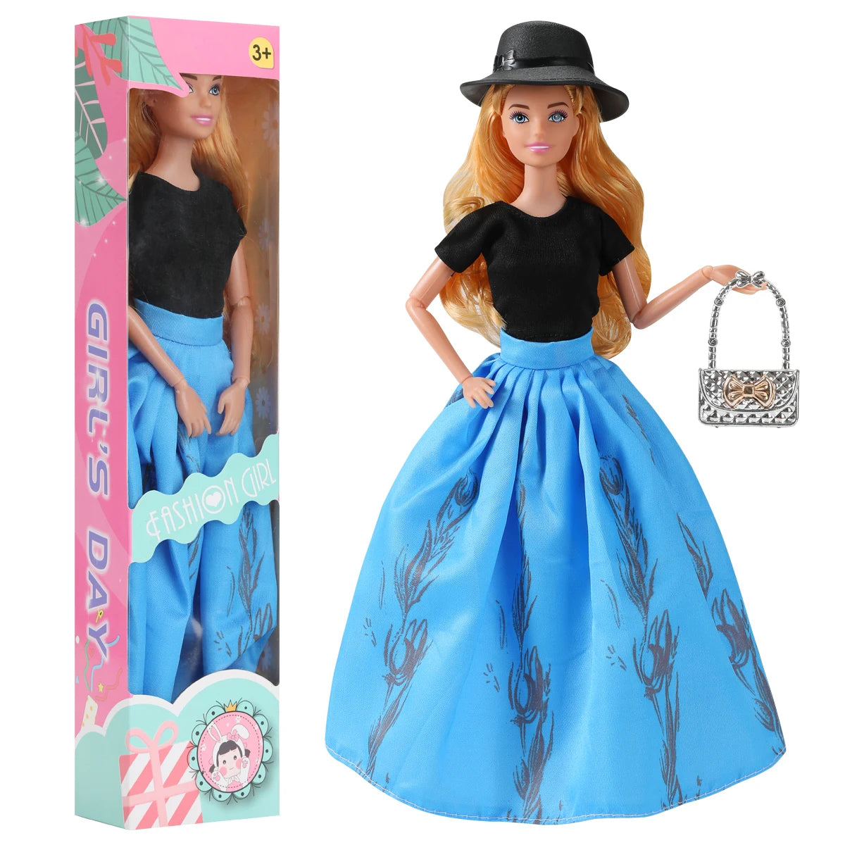 Modieuze Barbie Pop 30cm – Flexibele Speelpop met Outfit