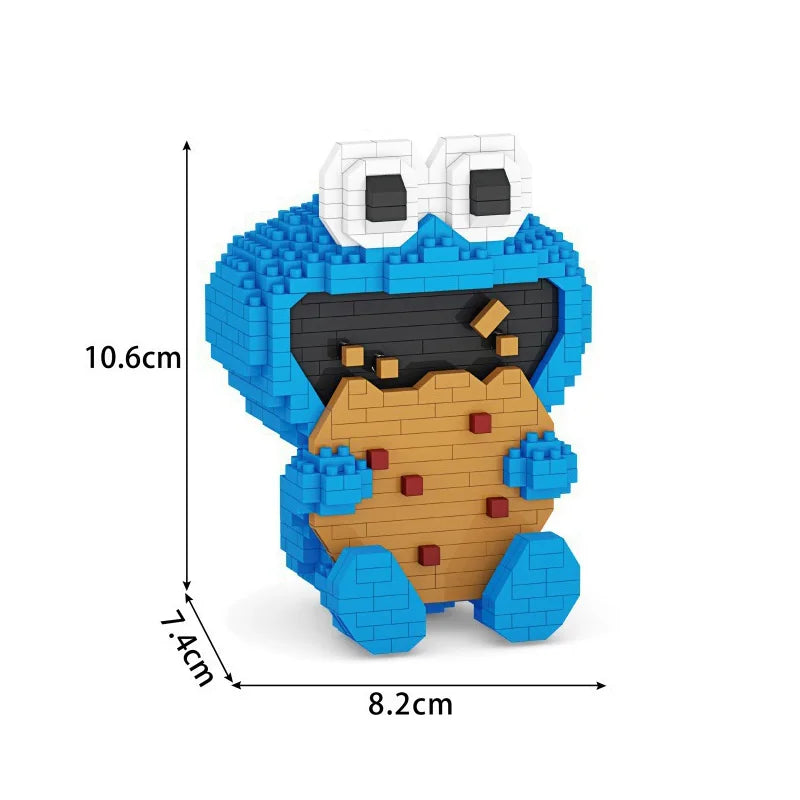 Koekiemonster Mini Bouwset – 7147A Sesamstraat Blokken (18+)