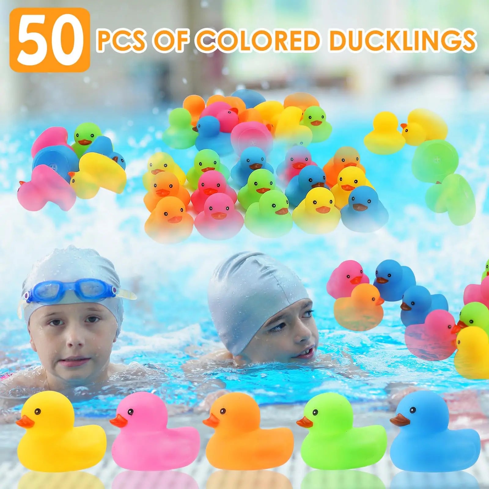50/100/150 Stuks Mini Badeend Veelkleurige Badeenden