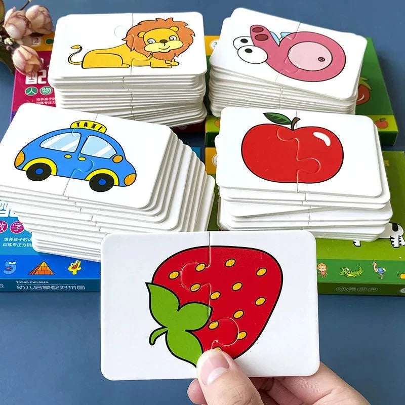 Dierenpuzzels voor Peuters – Montessori Speelgoed (1-2 jaar)