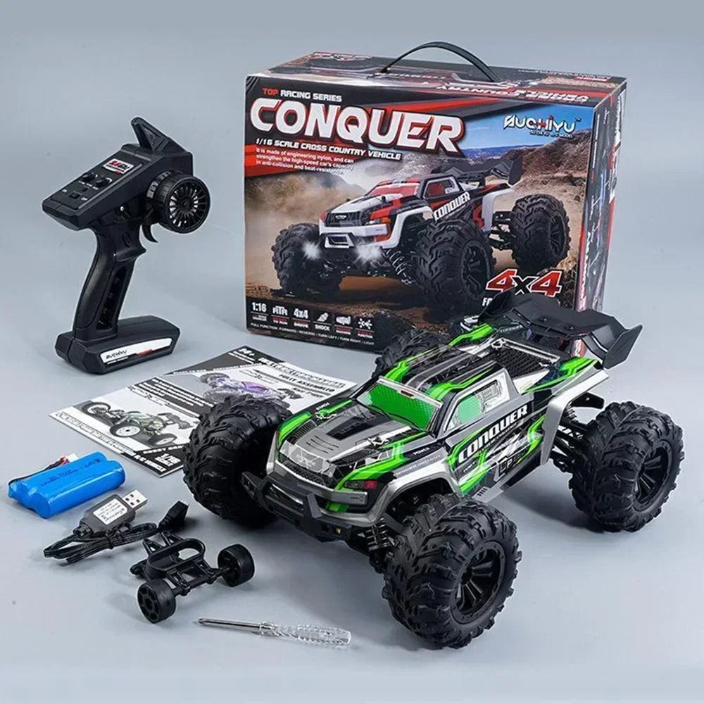 S140 RC Monstertruck – 50 km/u 4WD Raceauto 1:16 voor Kinderen