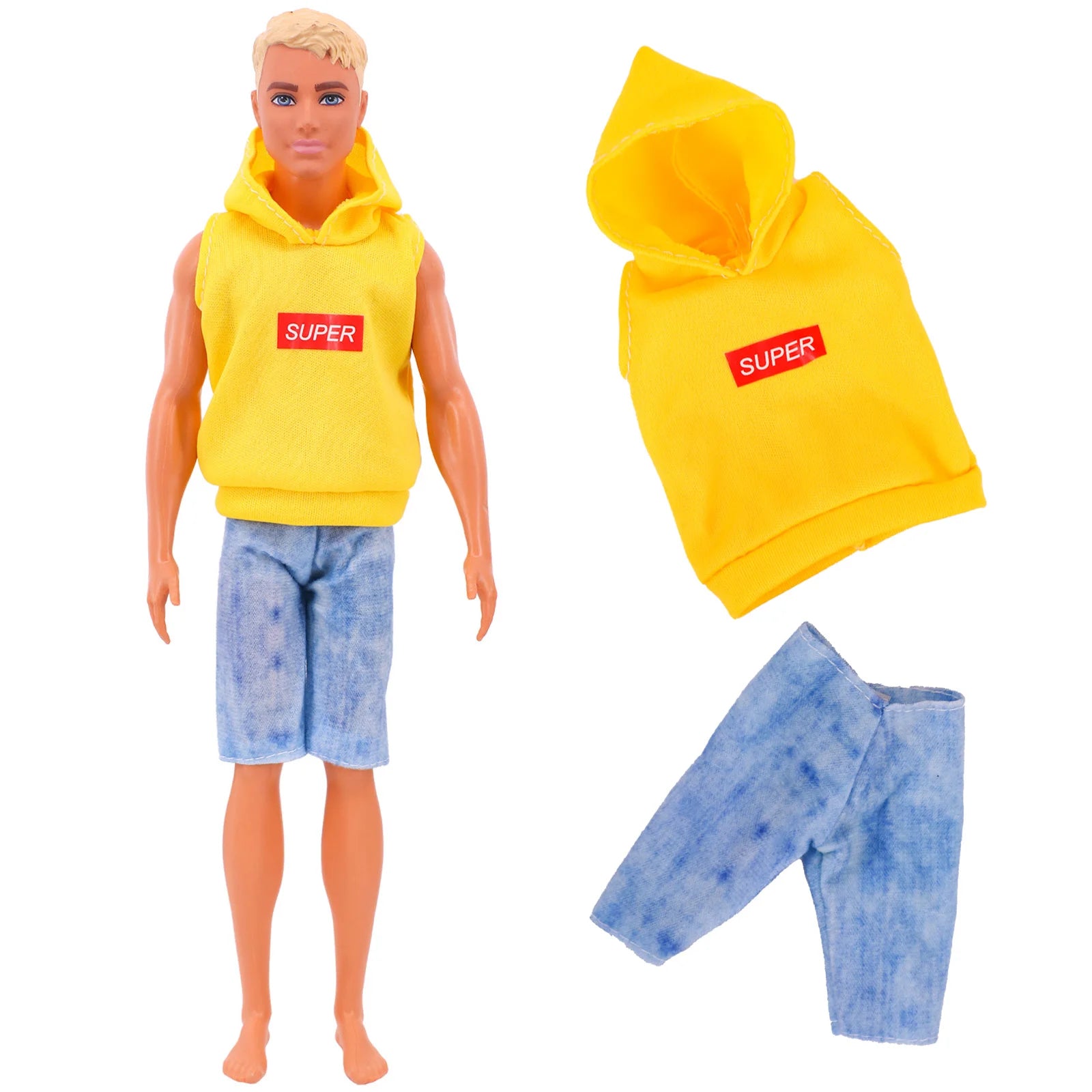 Ken Kledingset Handgemaakt – Stijlvolle Outfit voor 30 cm Poppen