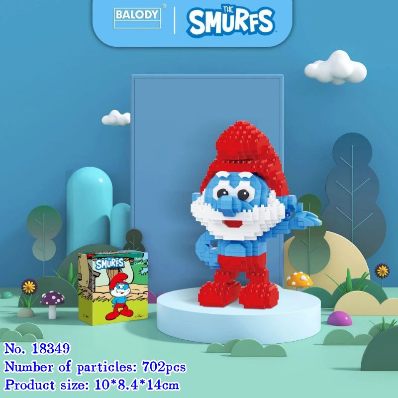 BALODY Smurfen Bouwstenen – Gargamel & Smurfette Set (LEGO compatibel)