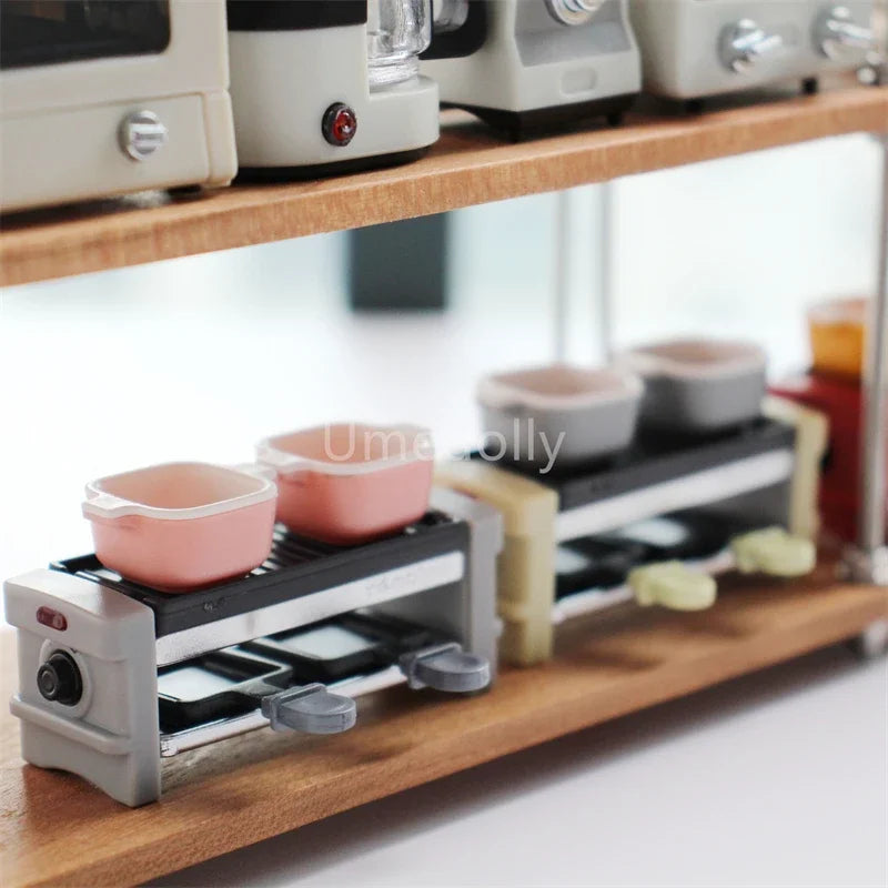 Mini Juicer & Koffiezetapparaat – Poppenhuis Accessoires 1:6