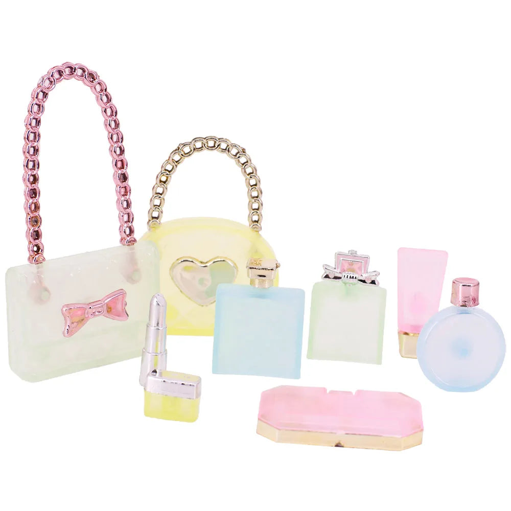 Popaccessoires Set – Kleding, Sieraden & Reiskoffer voor Barbie 30cm