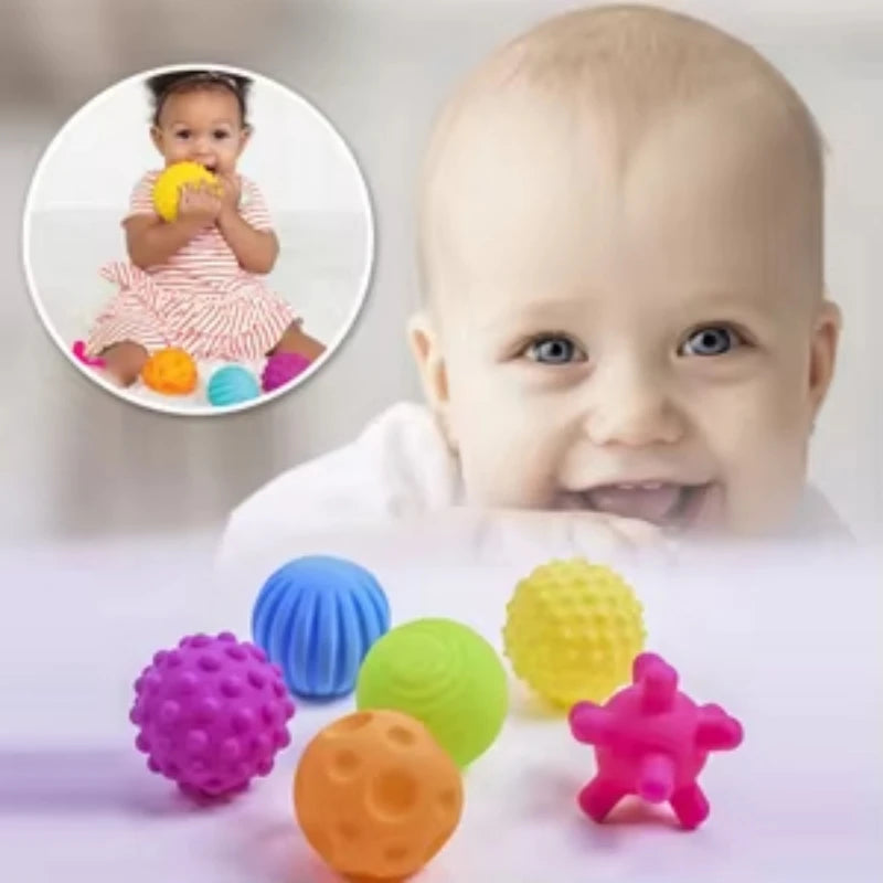 Zintuiglijke Babyballen – Zachte Silicone Speelballen – 3-12 Maanden