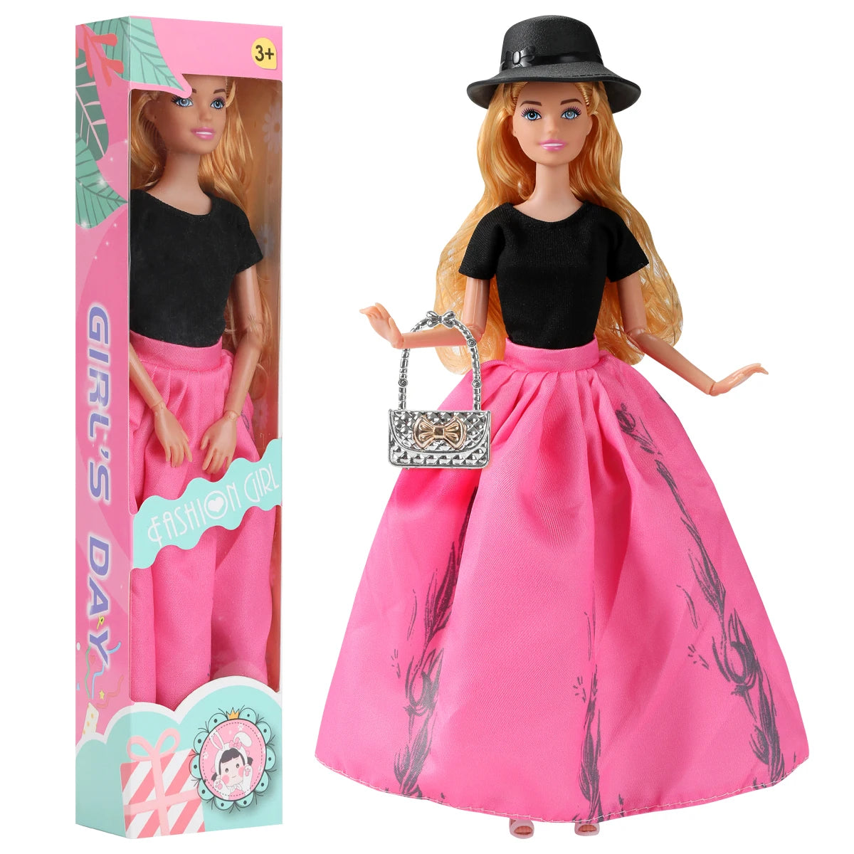 Modieuze Barbie Pop 30cm – Flexibele Speelpop met Outfit