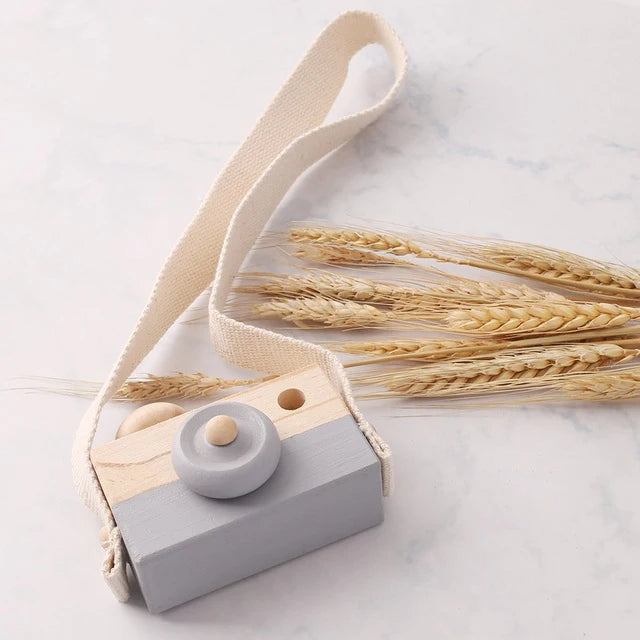 Houten Babycamera Speelgoed – Montessori Fantasiespel vanaf 3 Jaar
