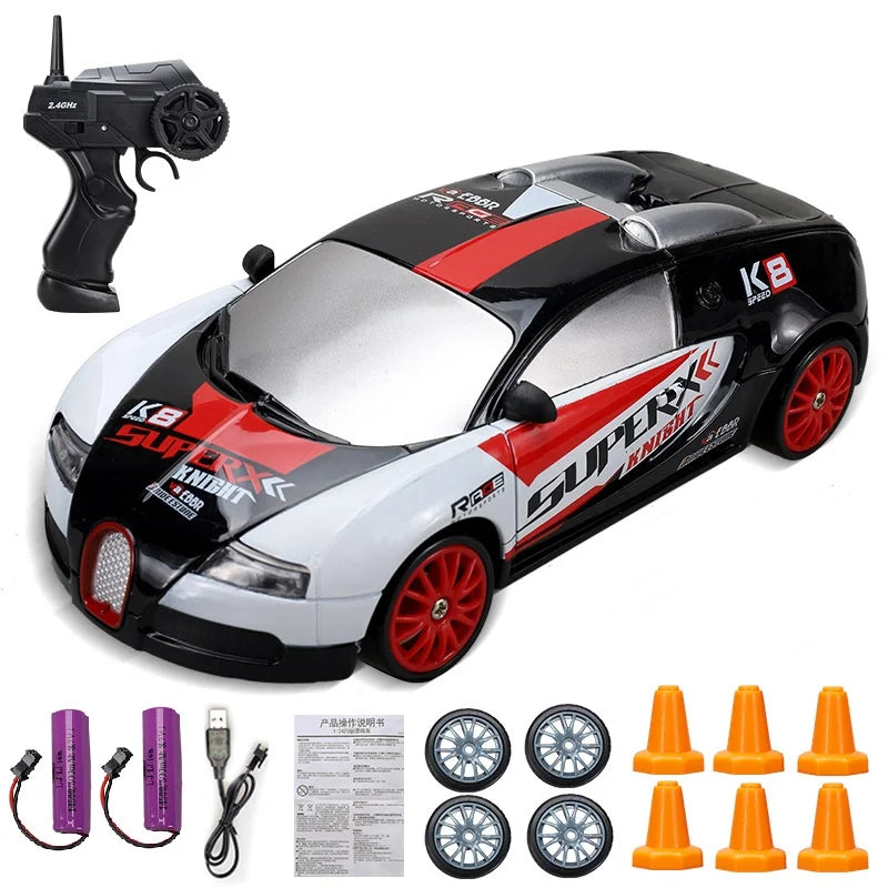 Mini RC Drift Auto – AE86 4WD Speelgoedracewagen met Afstandsbediening
