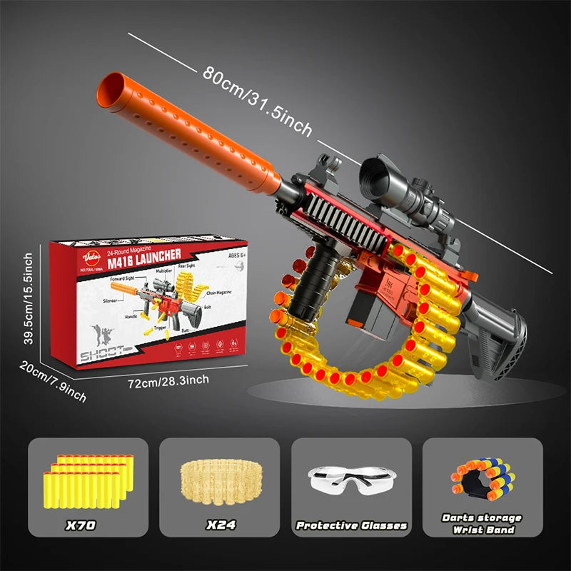 VATOS Blaster Speelgoedpistool – Foam Shell Worp voor Kinderen