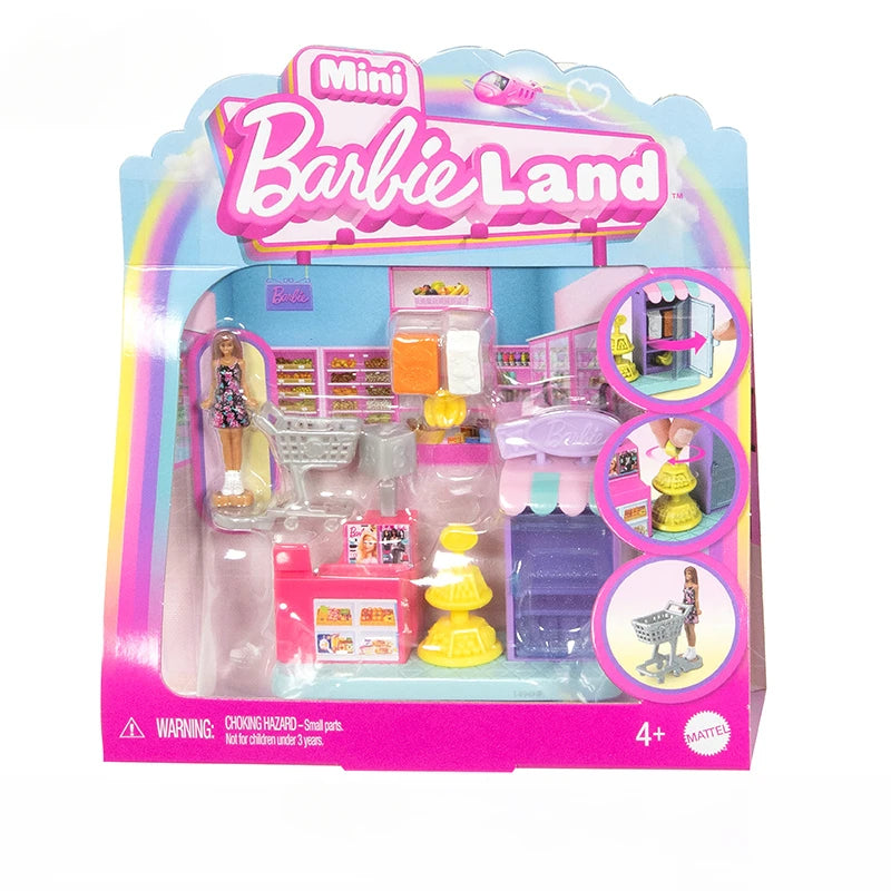 Mini BarbieLand Kapsalon – Poppenhuis Accessoire voor 30 cm Barbie