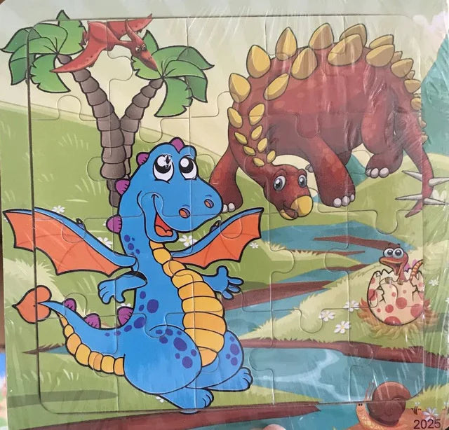 3D Houten Dierenpuzzel – 20 Stuks Cartoon Speelgoed (3-6 jaar)