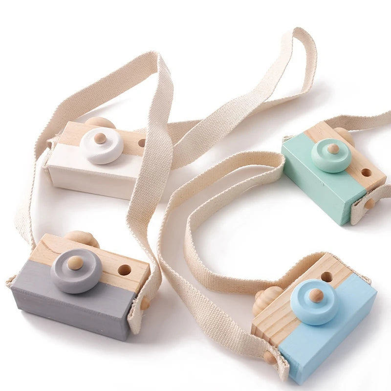 Houten Babycamera Speelgoed – Montessori Fantasiespel vanaf 3 Jaar