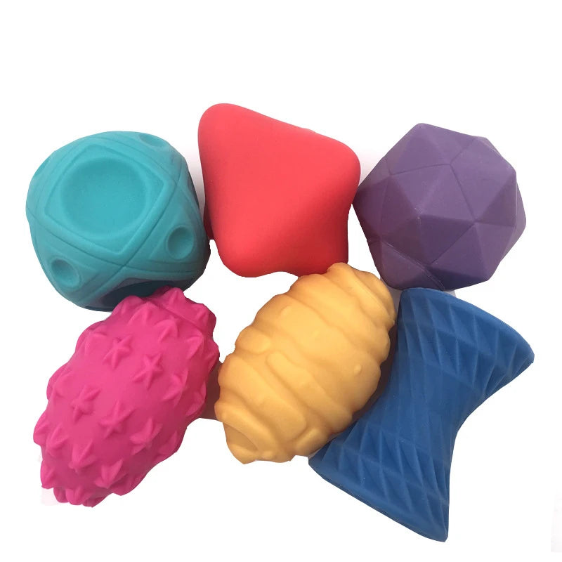 Zintuiglijke Babyballen – Zachte Silicone Speelballen – 3-12 Maanden