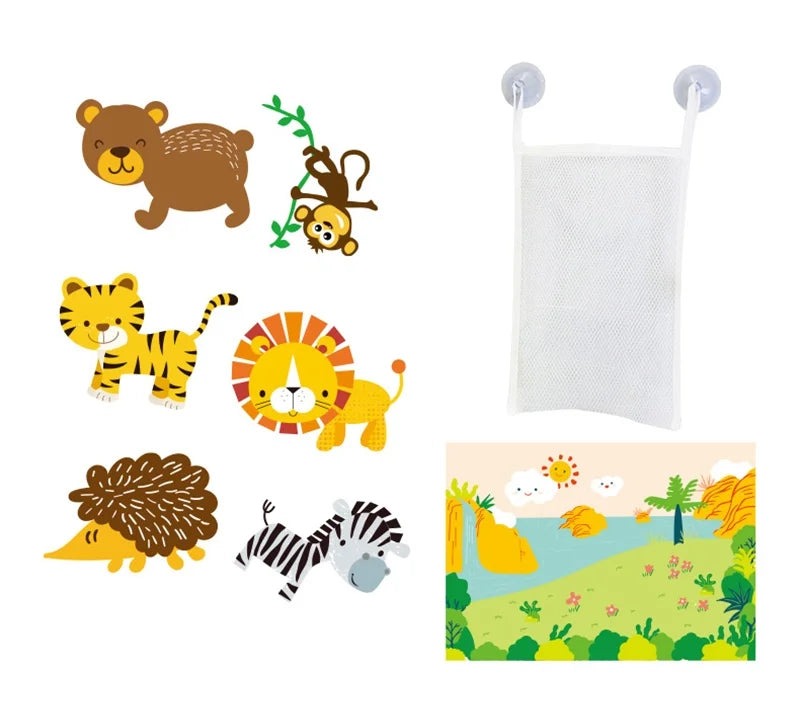 Schuimdier Badspeelgoed – Drijvende Dierenfiguren voor Baby & Peuter