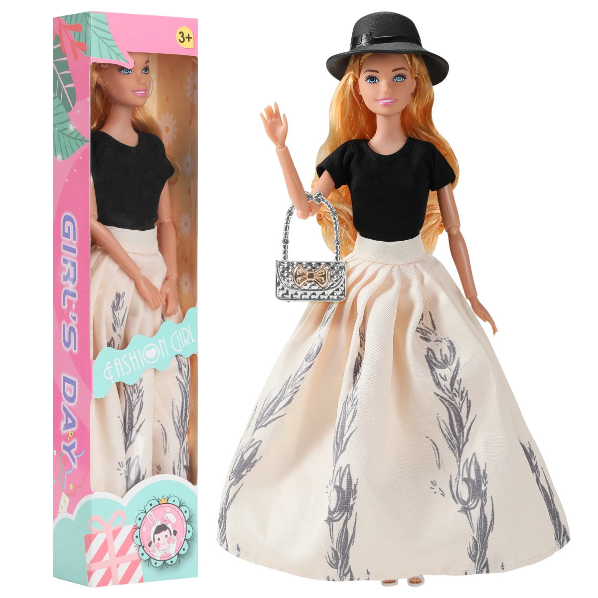Modieuze Barbie Pop 30cm – Flexibele Speelpop met Outfit