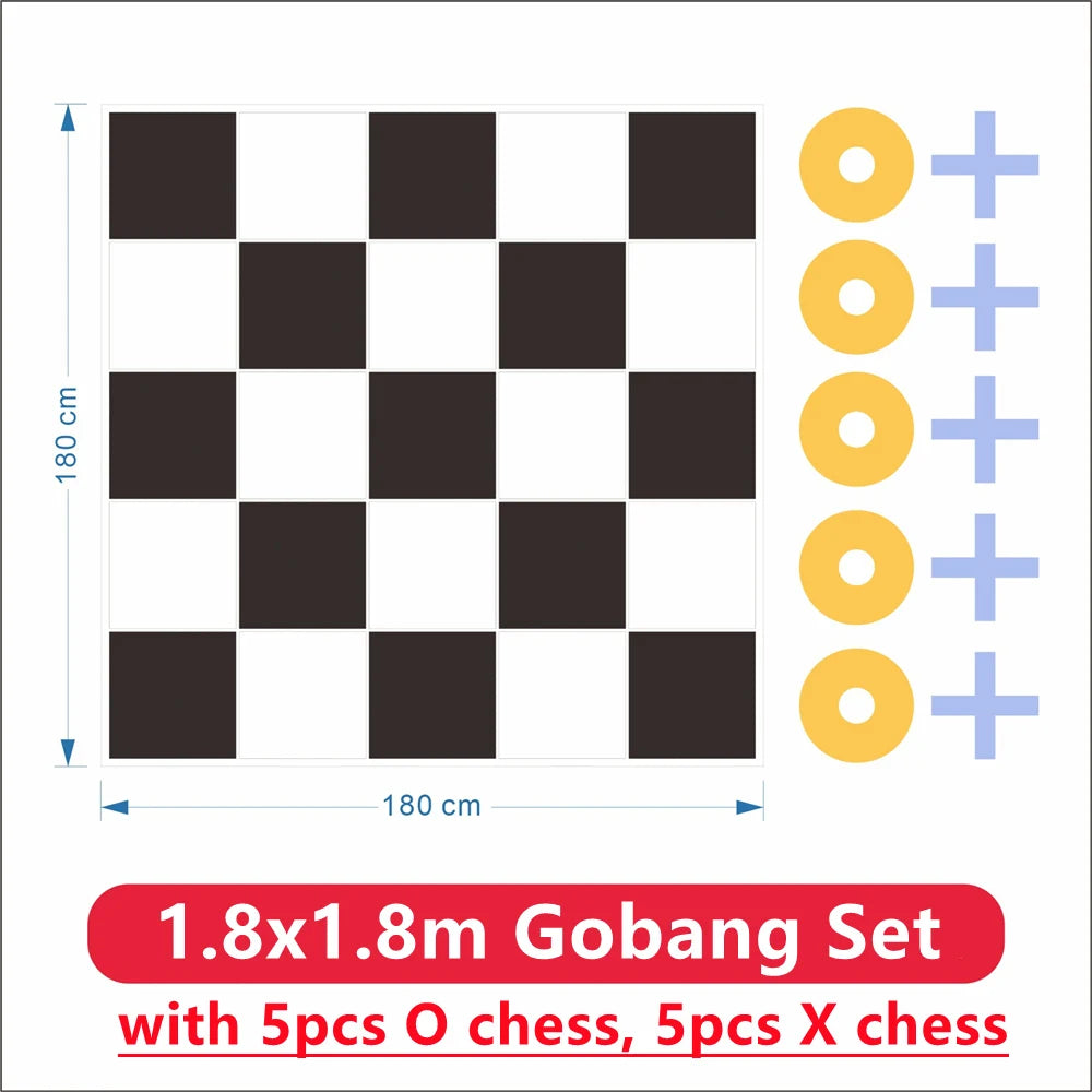 Buiten Tic Tac Toe Spel – Gobang XXL Teamspel voor Kinderen & Events