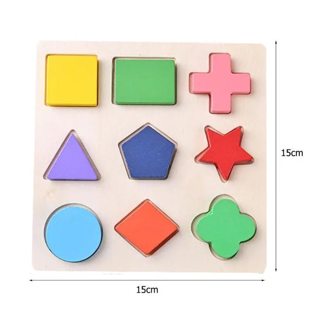 Montessori Houten Puzzel – Leren voor Baby’s & Peuters (1-4 jaar)