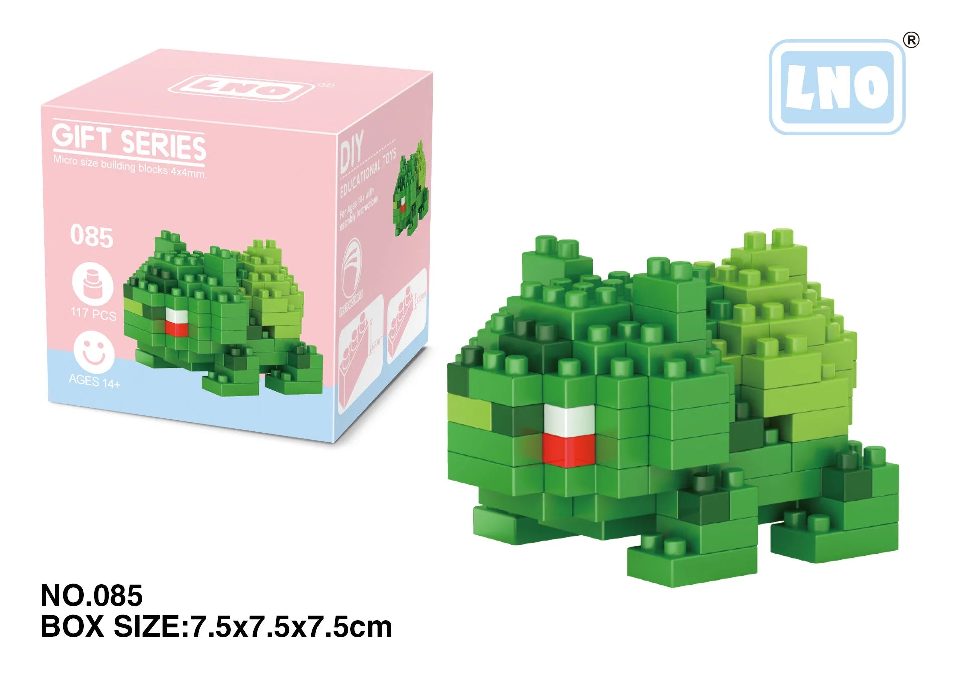 Pokemon Nanoblocks – Charizard & Kyogre Bouwset (14+ Jaar)