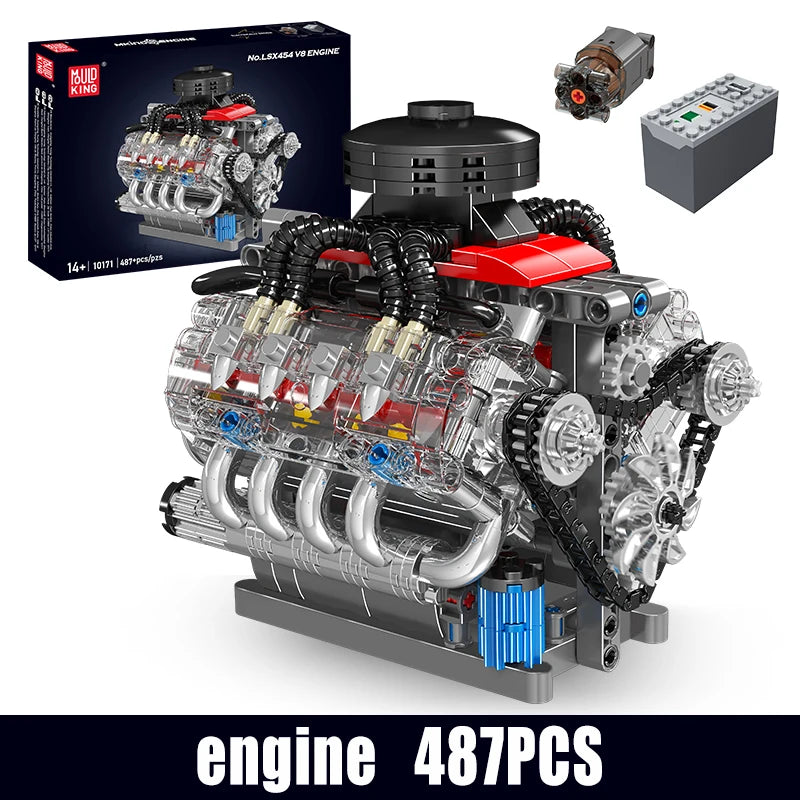 Mal King 10171 Technische Motor – Gemotoriseerd LEGO Speelgoed